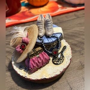 New OUR AMERICA for Yankee Candle Victorian Styled Jar Candle Topper Lid